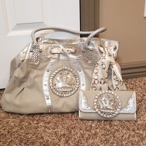 crown purse and wallet